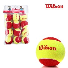 [스카이스포츠] 윌슨 스타터 이지볼(70mm) 테니스공 12개입 레드 WILSON STARTER RED BALL WRT137100