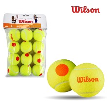 [스카이스포츠] 윌슨 스타터 게임볼(25%) 테니스공 12입 오렌지 WILSON STARTER ORANGE BALL WRT13720